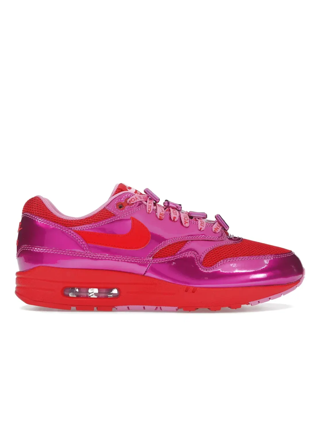 Мужские кроссовки с принтом Nike Air Max 1 PRM Nike — изображение 1 из 4, розовый/красный