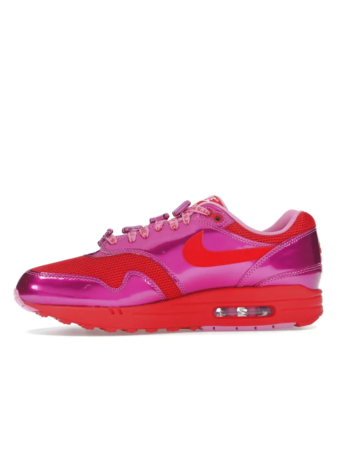 Мужские кроссовки с принтом Nike Air Max 1 PRM Nike — изображение 3 из 4, розовый/красный