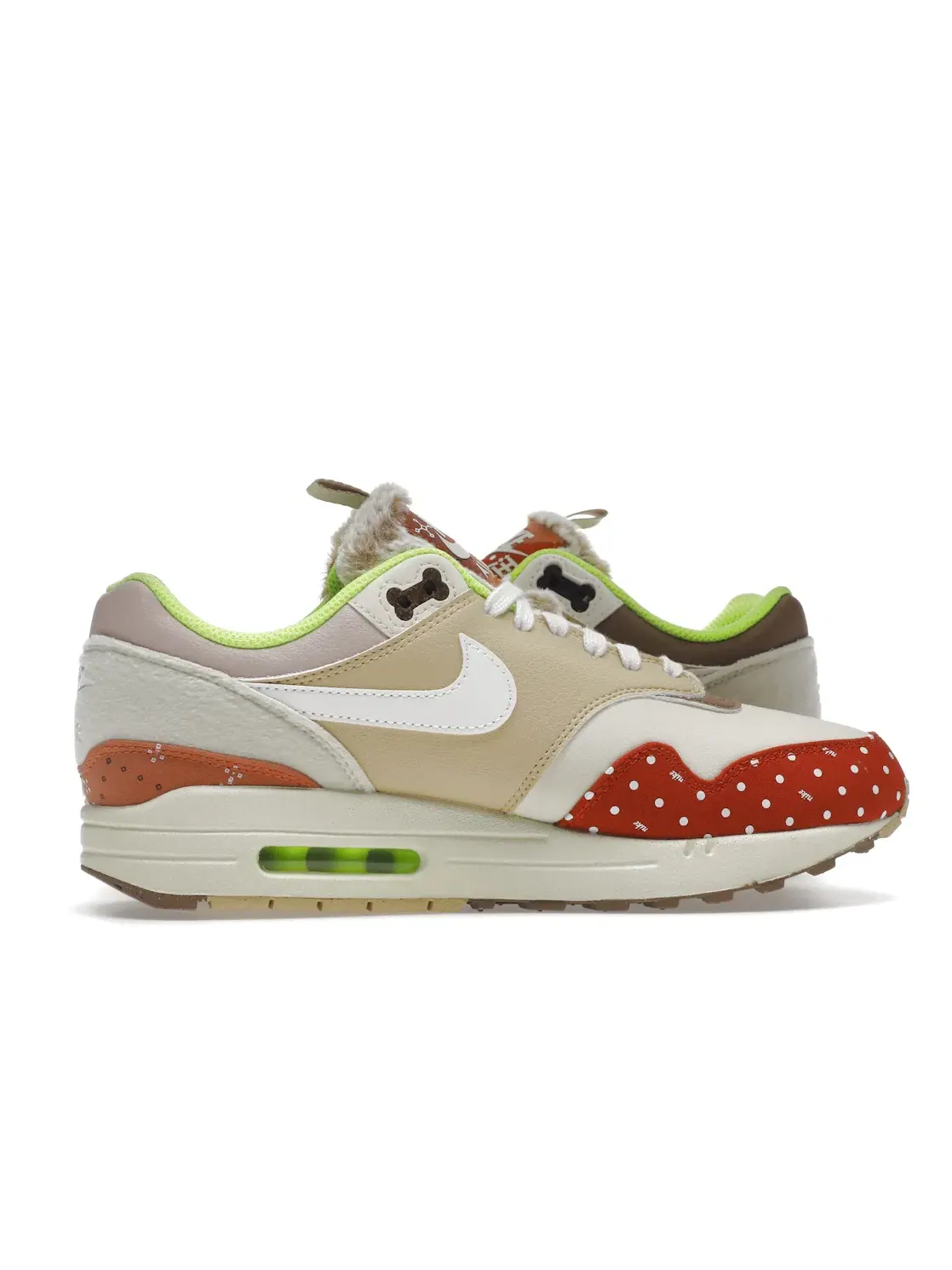 Женские кроссовки Lifestyle Nike Air Max 1 PRM — изображение 3 из 4, оранжевый