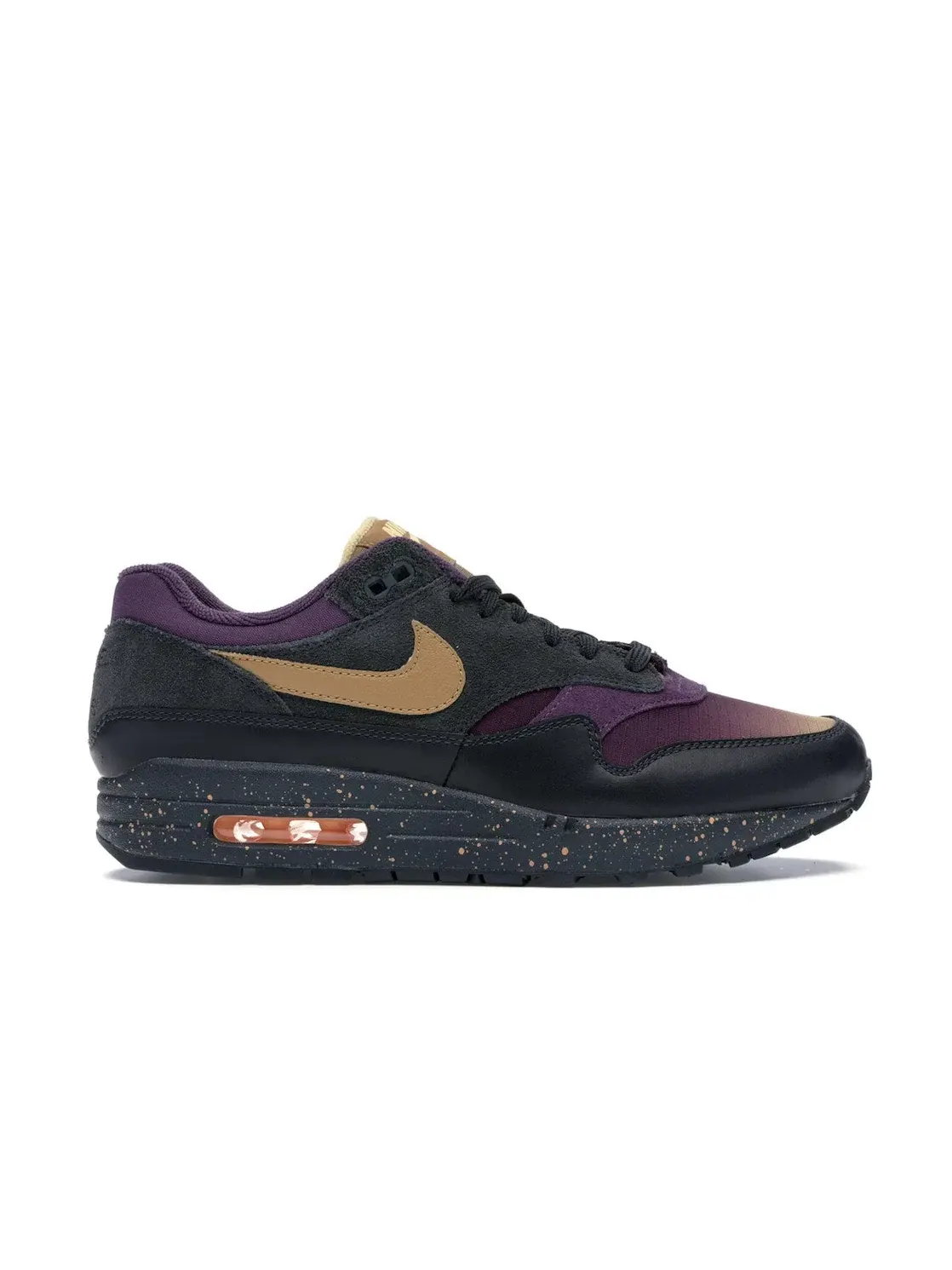 Мужские кроссовки для повседневной носки Nike Air Max 1 Pro Purple Fade — изображение 1 из 4, фиолетовый--золотистый