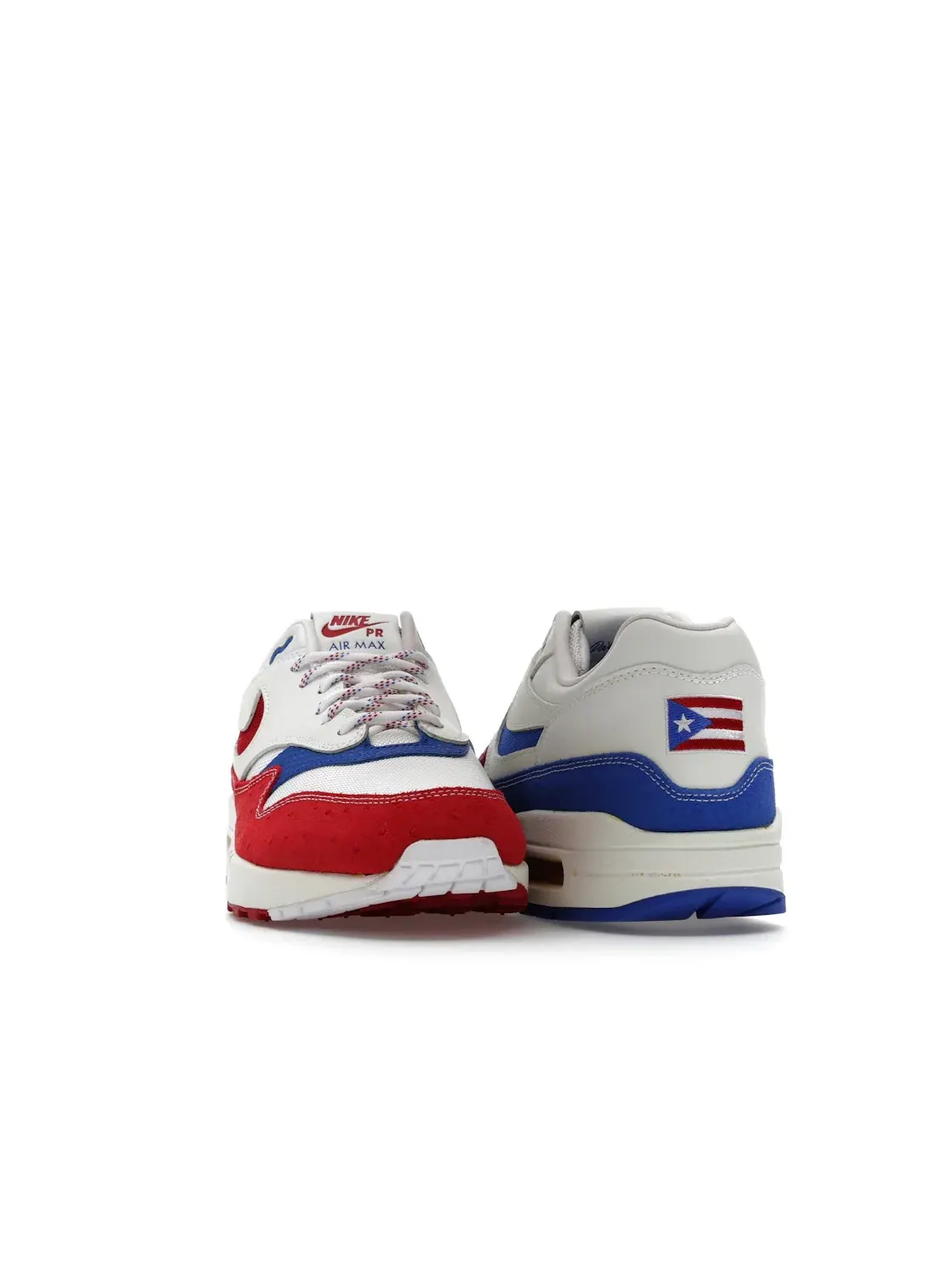 Мужские кроссовки Lifestyle Nike Air Max 1 — изображение 2 из 4, белый/красный-синий