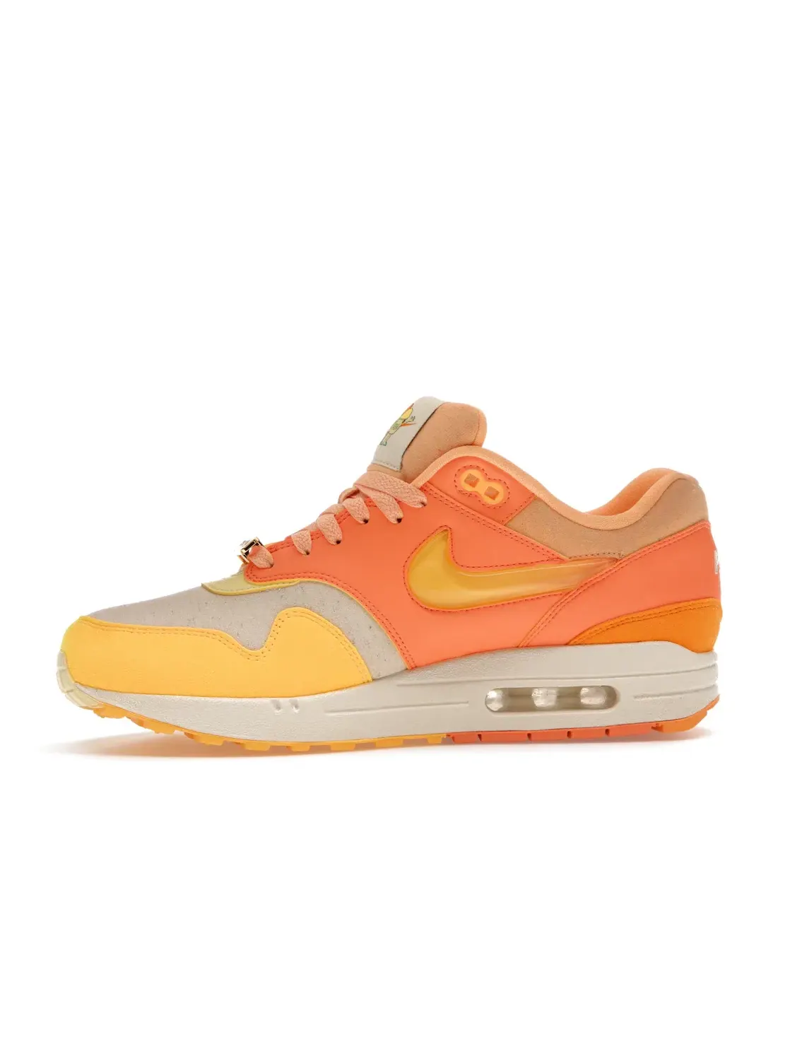 Мужские кроссовки с технологией Air Orange Frost Nike Air Max 1 — изображение 3 из 4, оранжевый