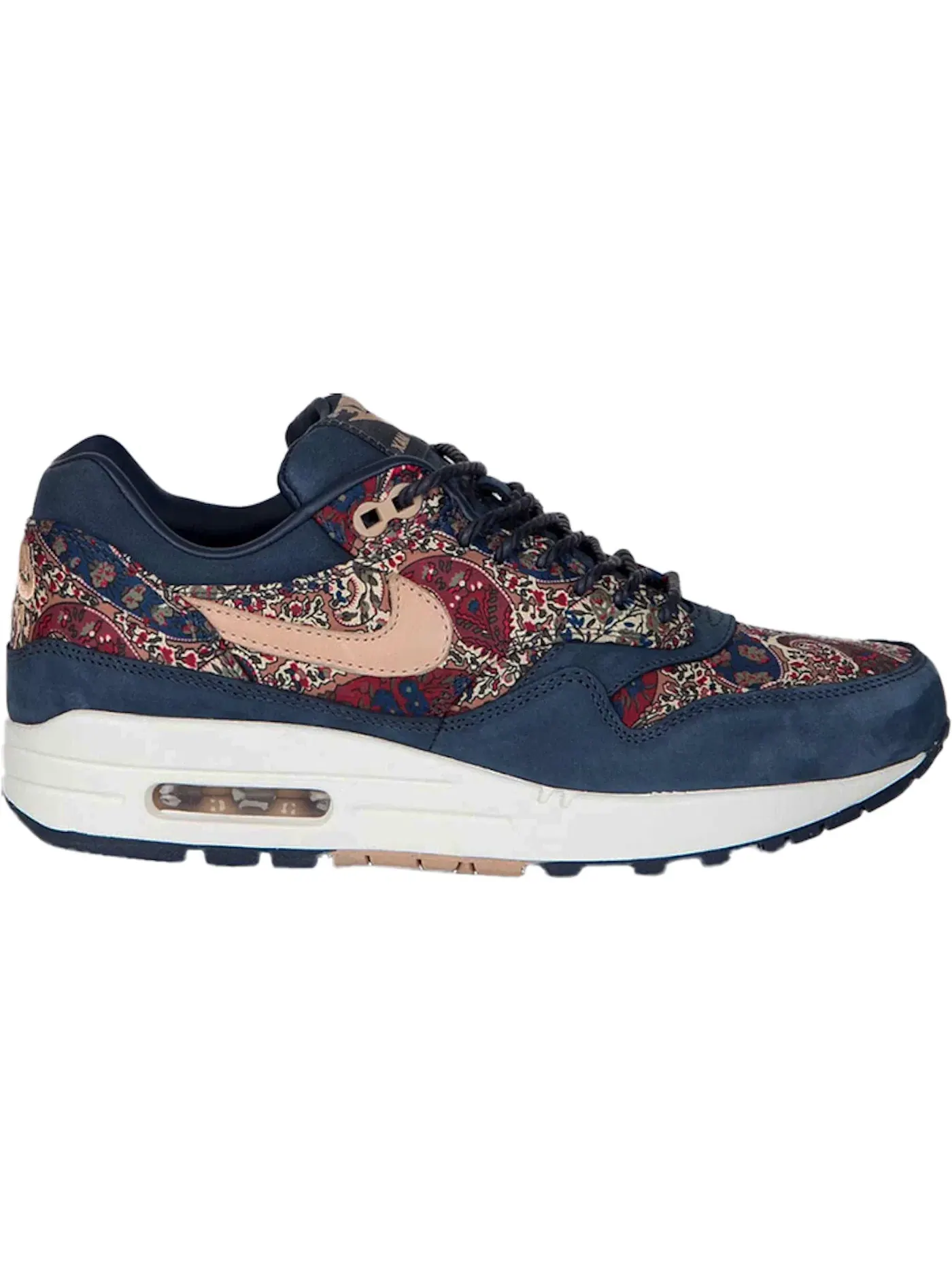 Женские кроссовки Lifestyle Nike Air Max 1 QS — изображение 1 из 1, темно-синий//бежевый