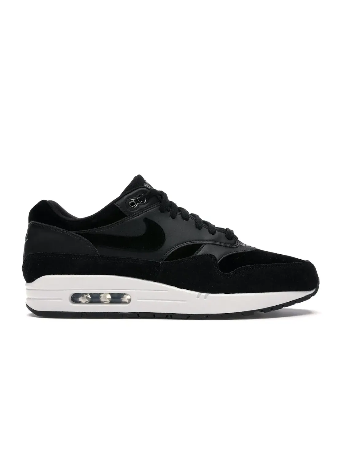 Мужские кроссовки Lifestyle с принтом Nike Air Max 1 Nike — изображение 1 из 4, черный/-белый