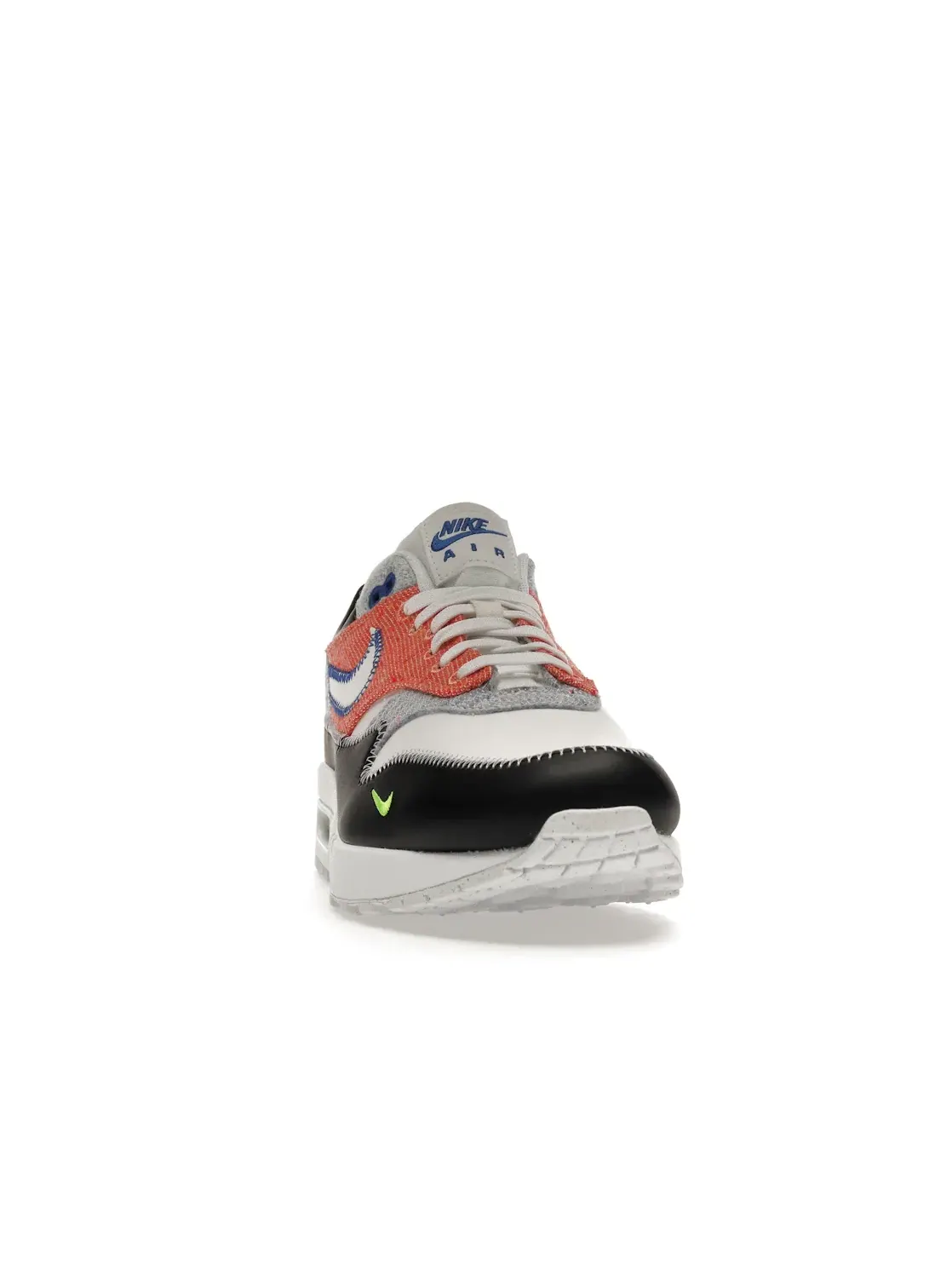 Мужские кроссовки Lifestyle с переработанных материалов Nike Air Max 1 — изображение 2 из 4, белый/черный-зеленый
