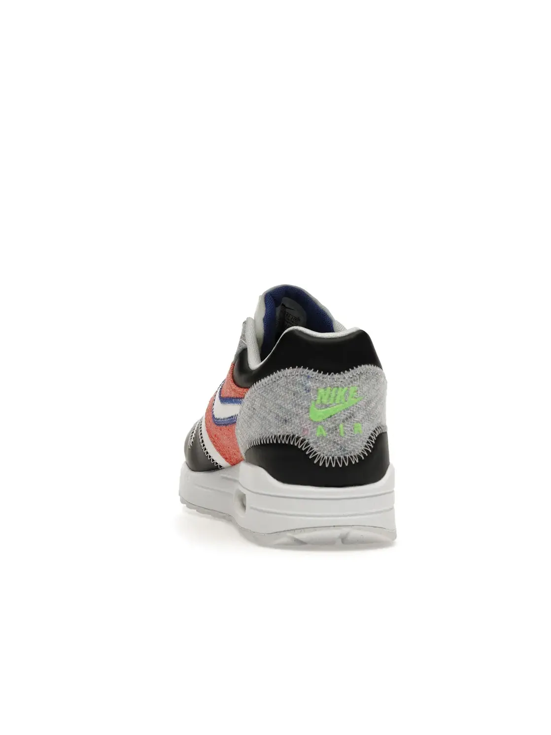 Мужские кроссовки Lifestyle с переработанных материалов Nike Air Max 1 — изображение 4 из 4, белый/черный-зеленый
