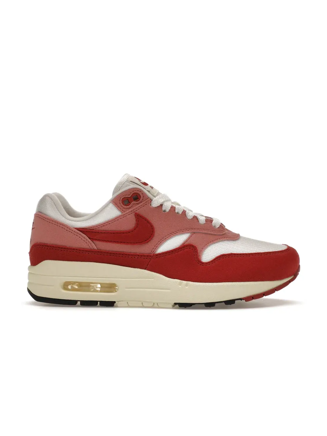 Женские кроссовки с видимой подушкой Air Nike Air Max 1 — изображение 1 из 4, красный//черный