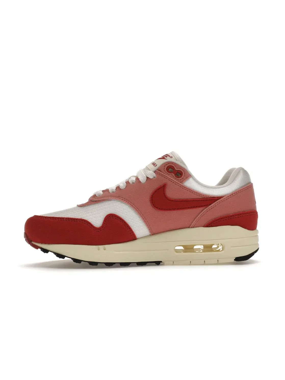 Женские кроссовки с видимой подушкой Air Nike Air Max 1 — изображение 3 из 4, красный//черный