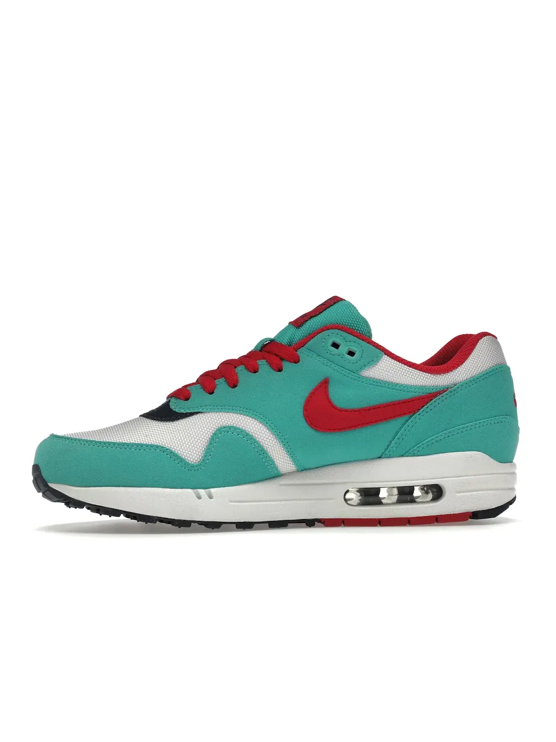 Женские кроссовки с ретро-дизайном Nike Air Max 1 — изображение 3 из 4, красный