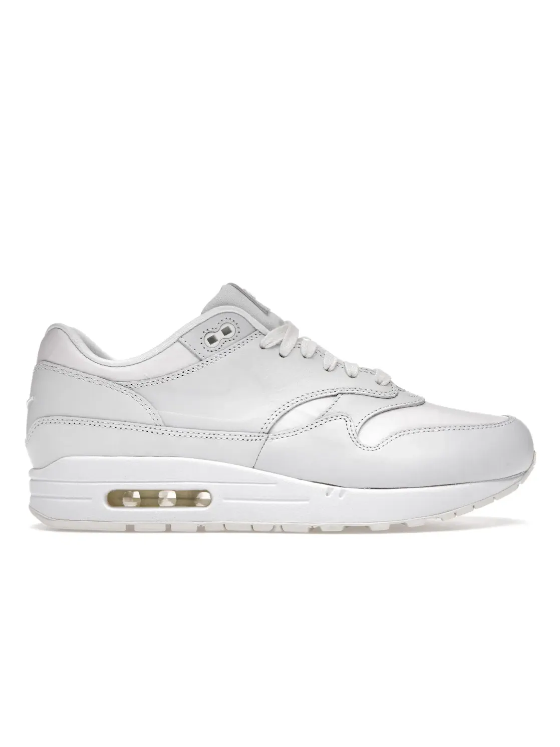 Мужские кроссовки Lifestyle с истираемым верхом Nike Air Max 1 — изображение 1 из 4, белый/белый//хаки
