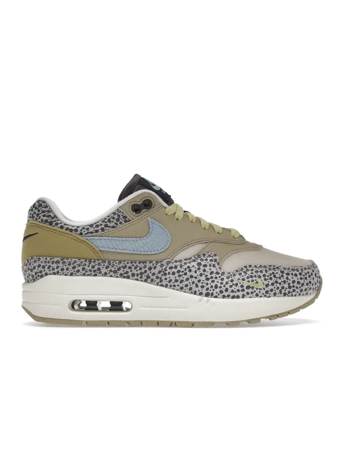 Женские кроссовки с принтом Safari Nike Air Max 1 — изображение 1 из 4, синий