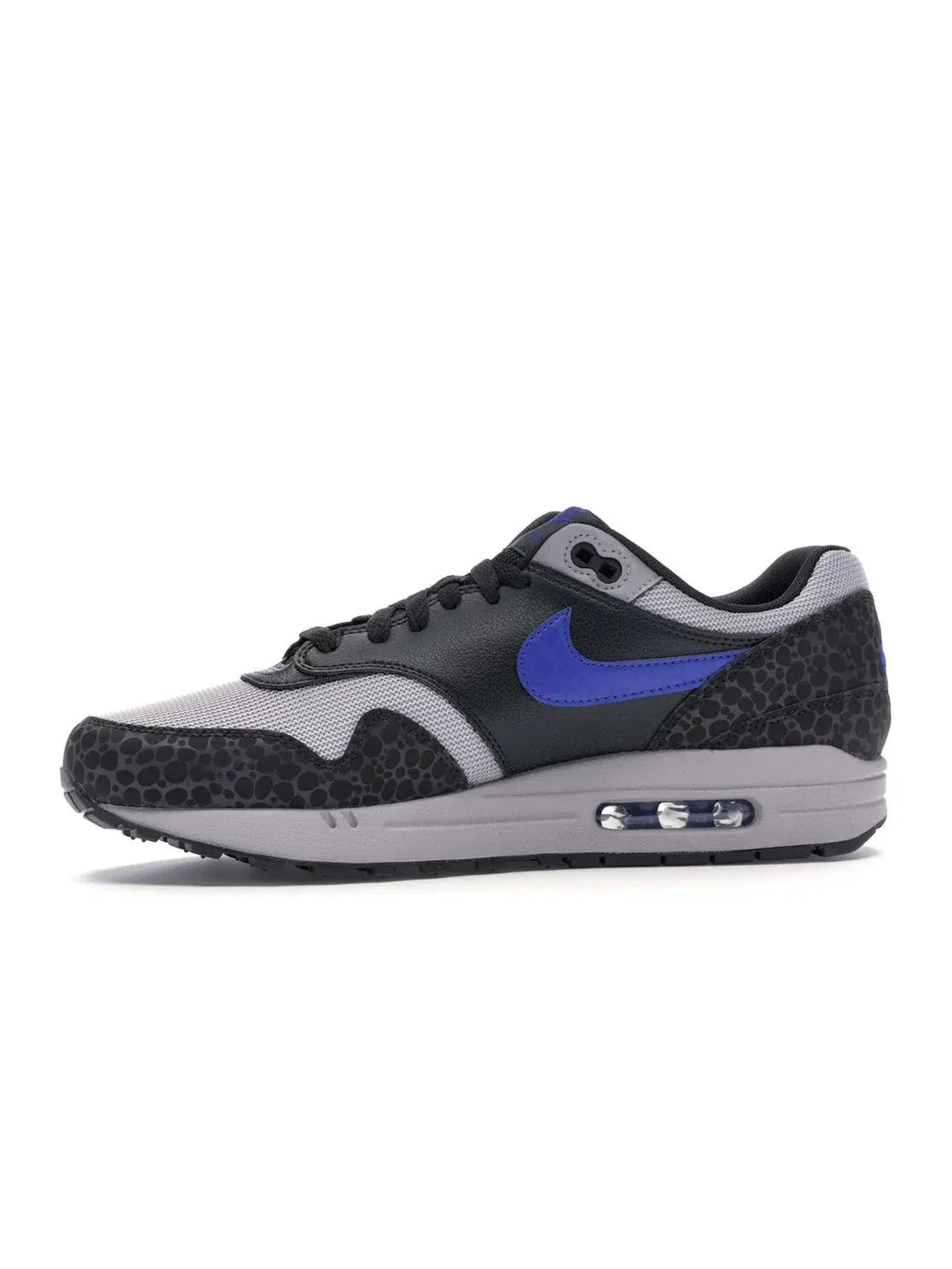 Мужские кроссовки Lifestyle с принтом Safari Nike Air Max 1 — изображение 3 из 4, черный/серый-синий