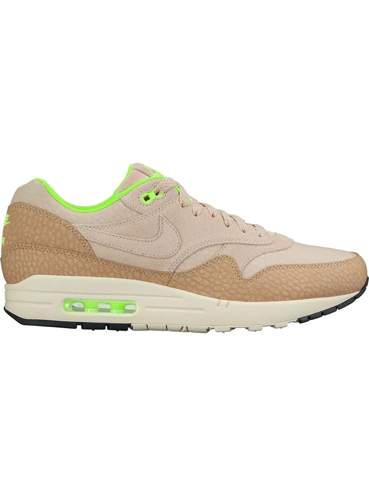 Мужские кроссовки Lifestyle Nike Air Max 1 Safari — изображение 1 из 1, зеленый
