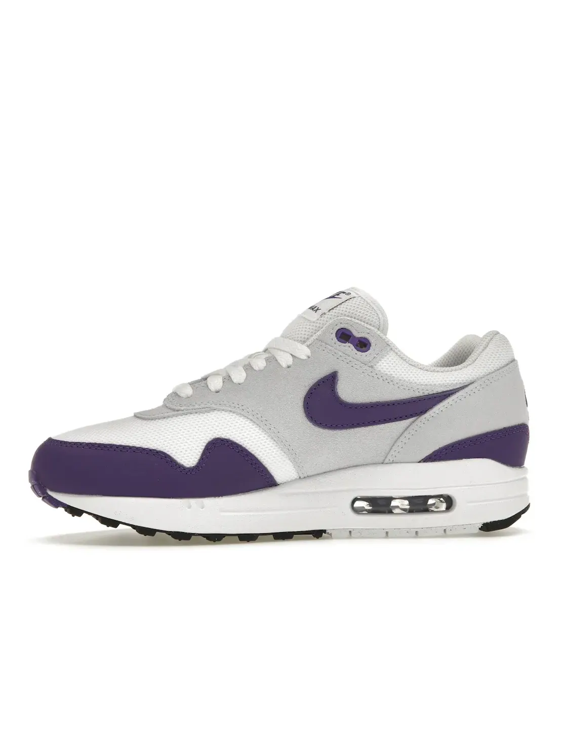Мужские кроссовки для повседневной носки Nike Air Max 1 SC — изображение 3 из 4, белый/фиолетовый/черный
