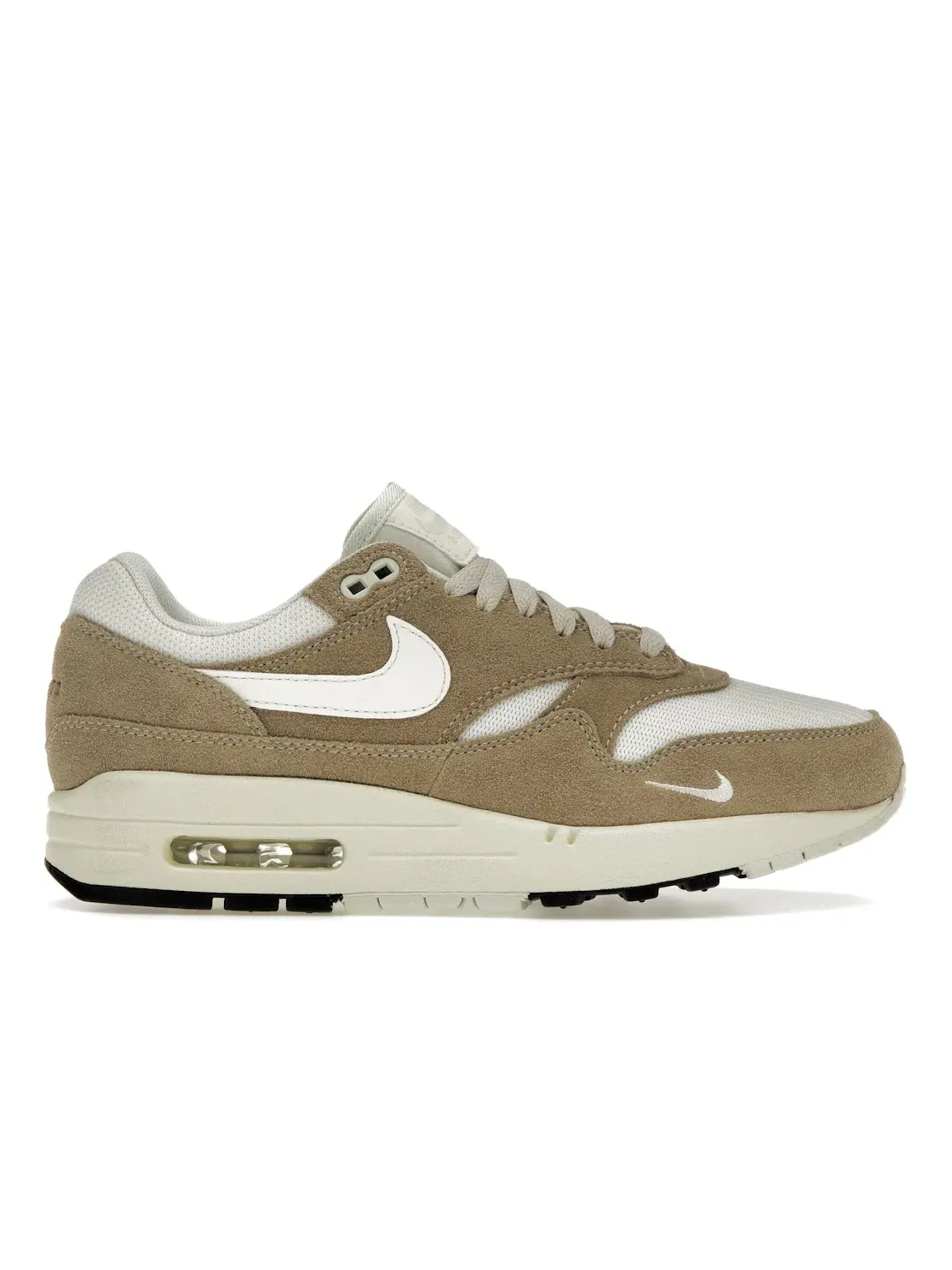 Женские кроссовки для бега с замшевыми вставками Nike Air Max 1 SE — изображение 1 из 4, хаки//светлый коричневый