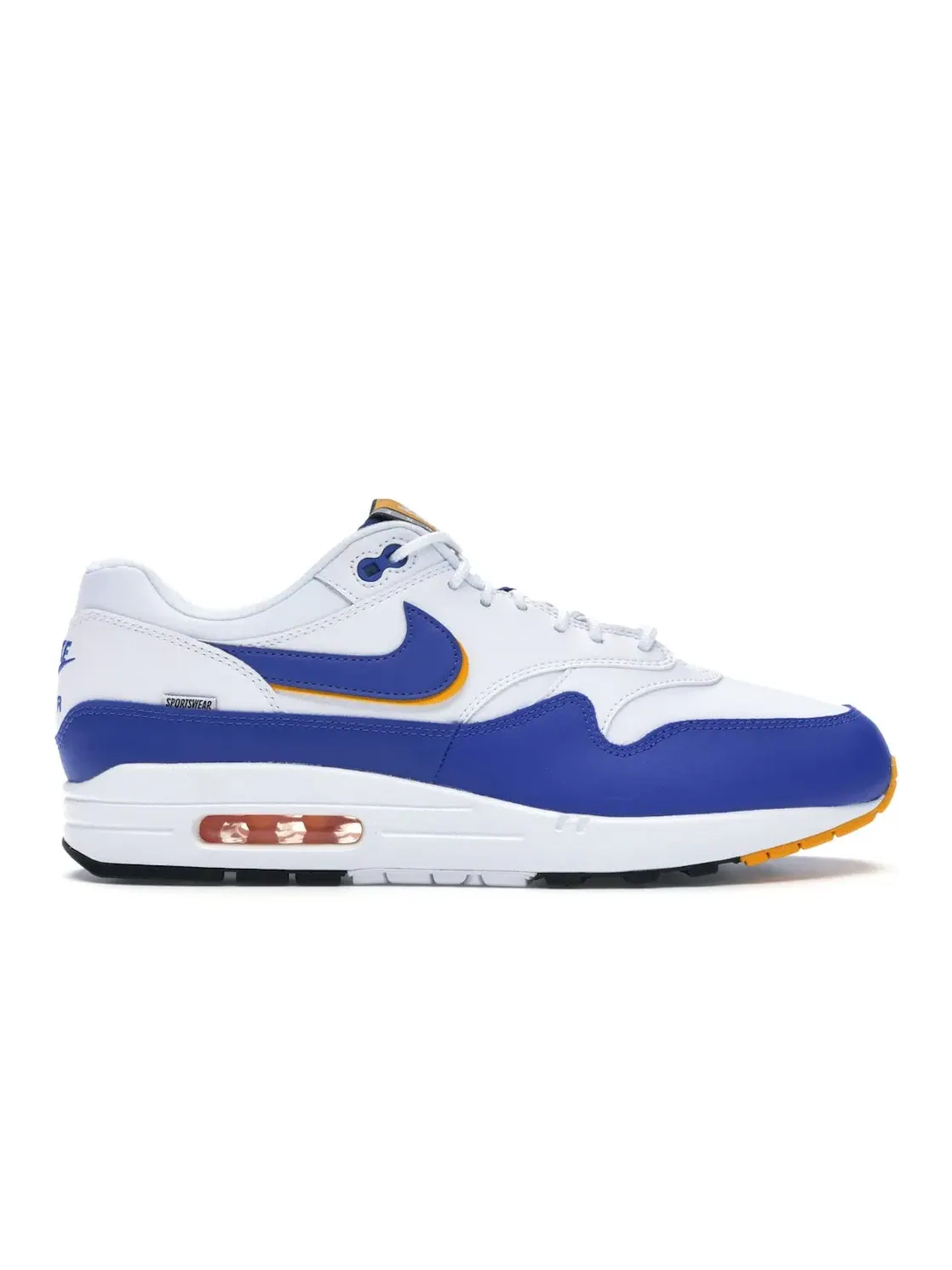 Мужские кроссовки с ретро-дизайном Nike Air Max 1 SE Nike — изображение 1 из 4, белый/-золотистый-черный