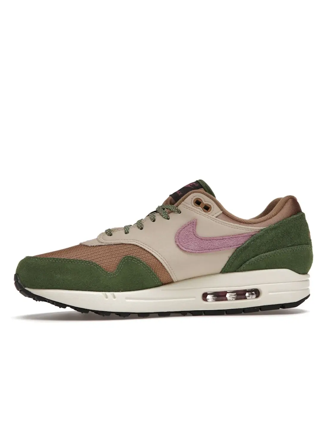 Мужские кроссовки с принтом Nike Air Max 1 SH, Treeline/Light Bordeax — изображение 3 из 4