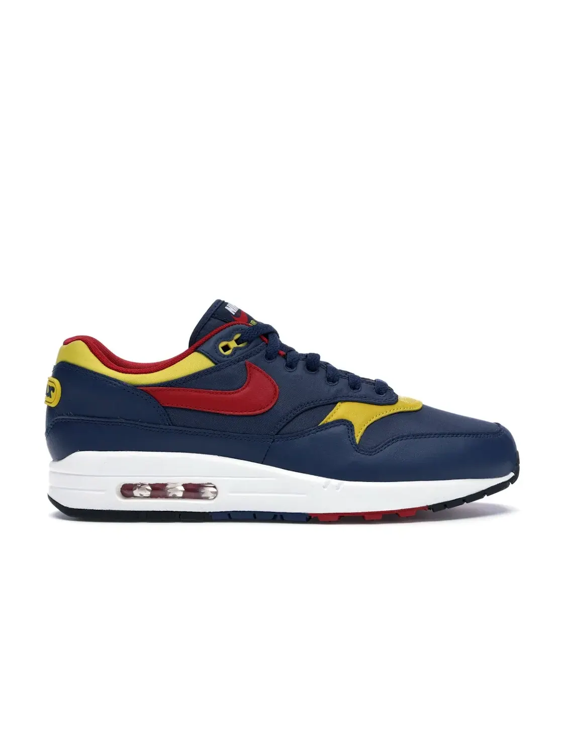 Мужские кроссовки Lifestyle с амортизацией Nike Air Max 1 — изображение 1 из 4, красный--белый