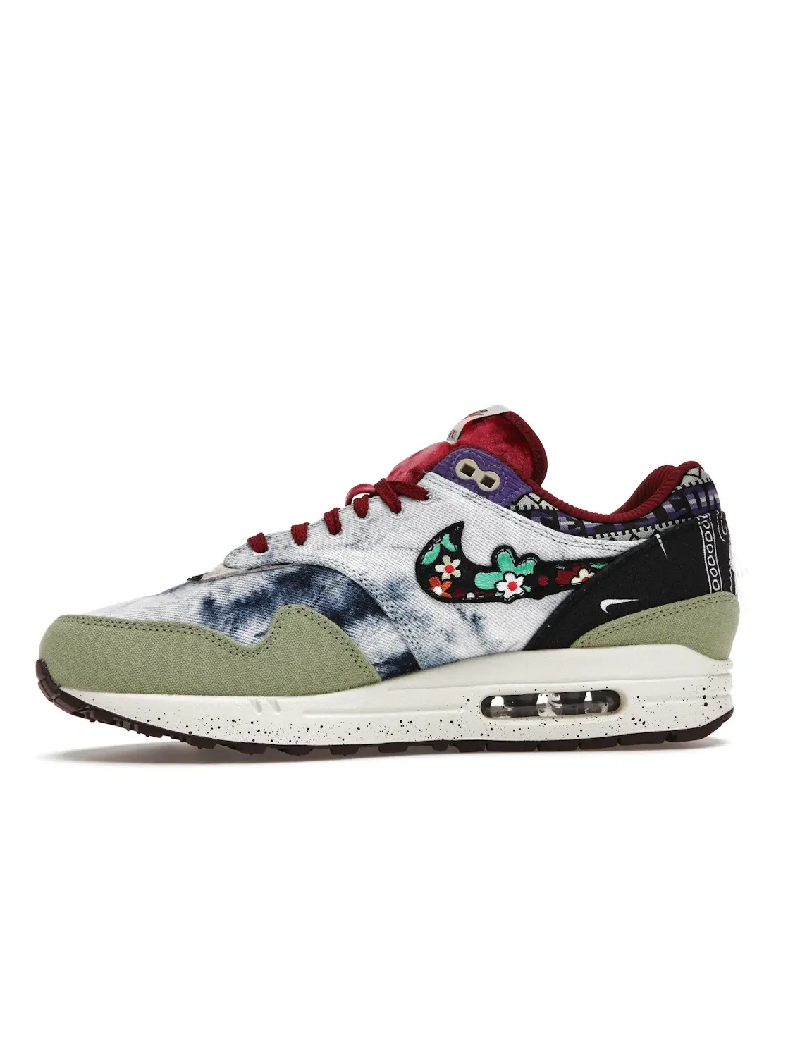 Мужские кроссовки Lifestyle Nike Air Max 1 SP — изображение 3 из 4, зеленый/черный/красный