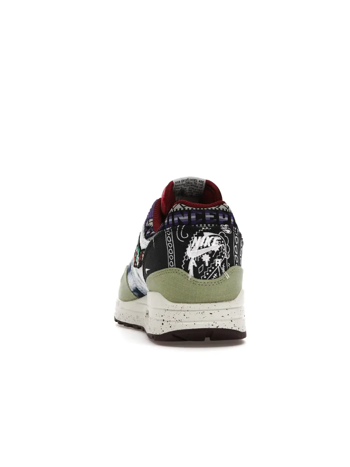Мужские кроссовки Lifestyle Nike Air Max 1 SP — изображение 4 из 4, зеленый/черный/красный