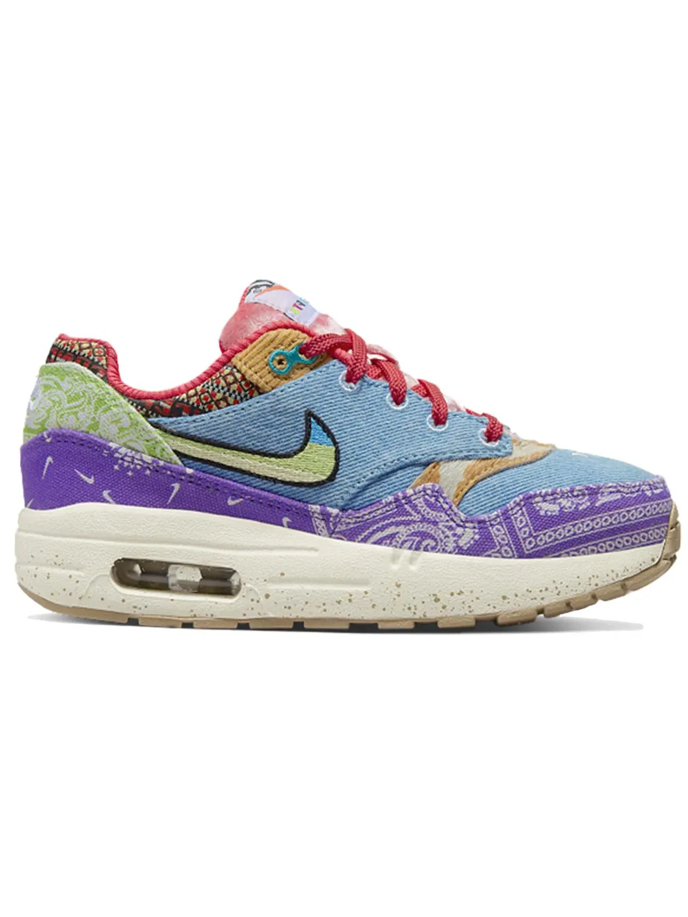 Детские кроссовки Lifestyle Nike Air Max 1 SP — изображение 1 из 1, фиолетовый/мульти