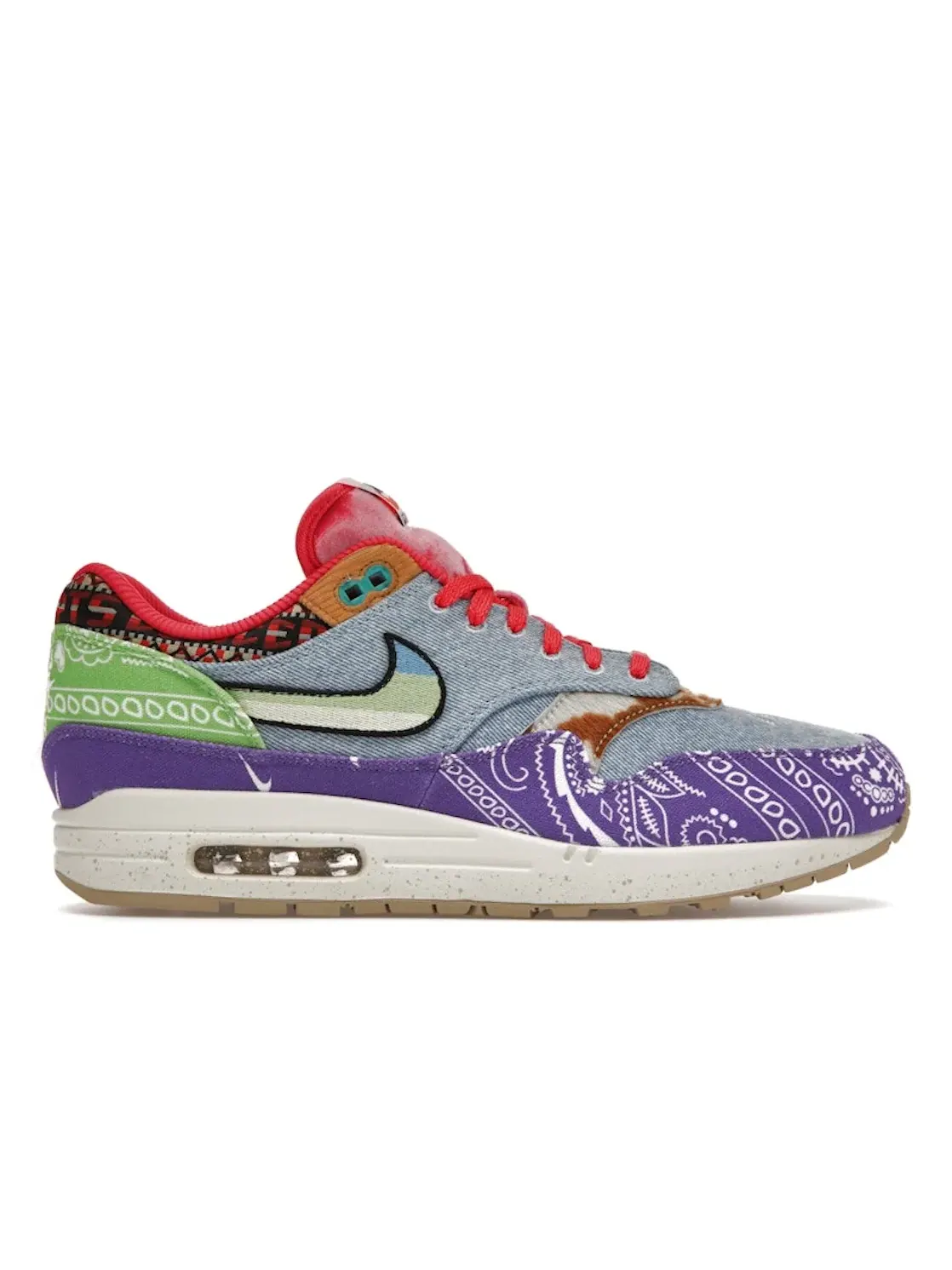Мужские кроссовки с принтом Nike Air Max 1 SP — изображение 1 из 4, фиолетовый/мульти