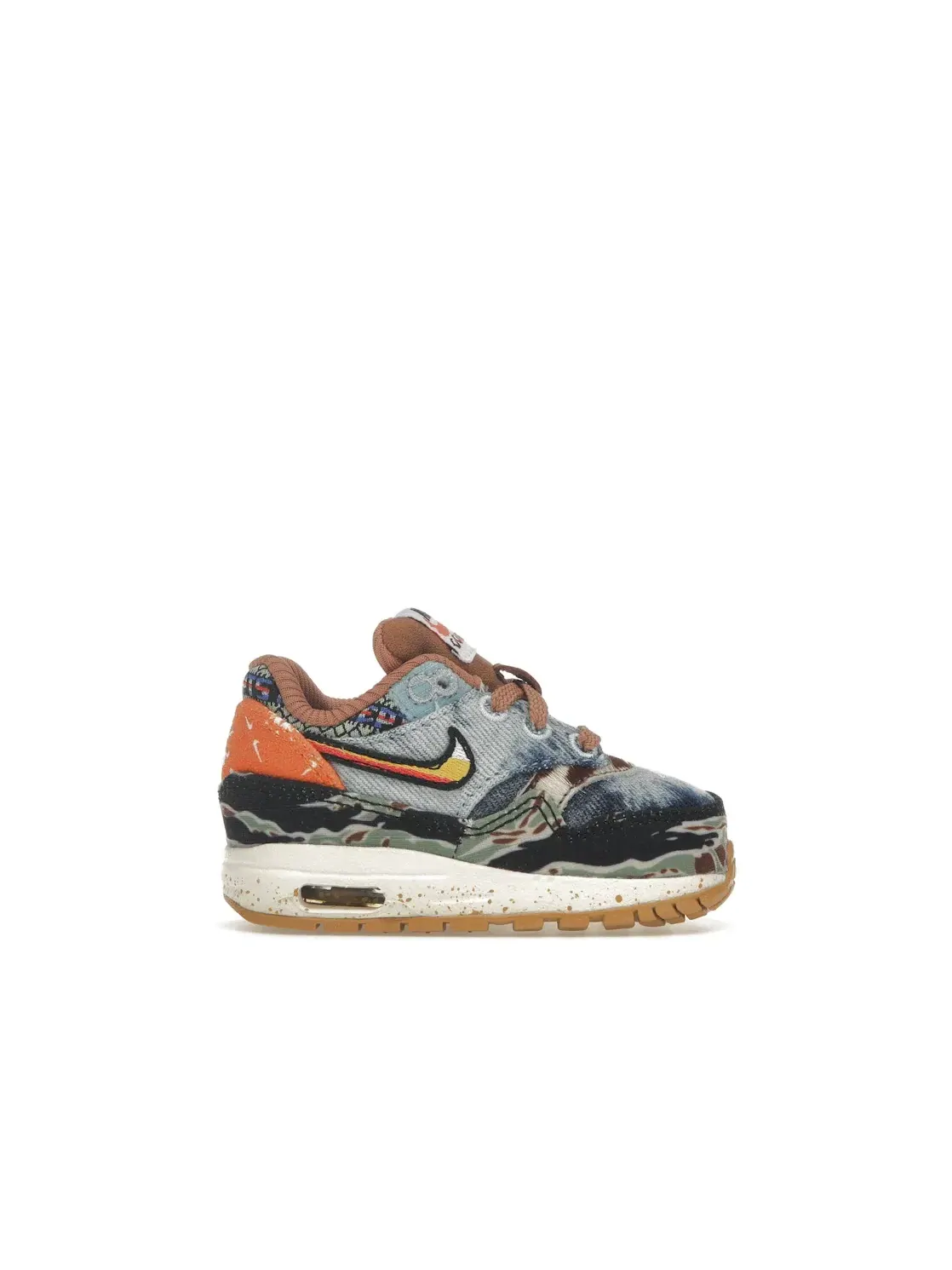 Детские кроссовки Lifestyle с принтом Nike Air Max 1 SP Concepts Heavy — изображение 1 из 4, золотистый/-черный-синий