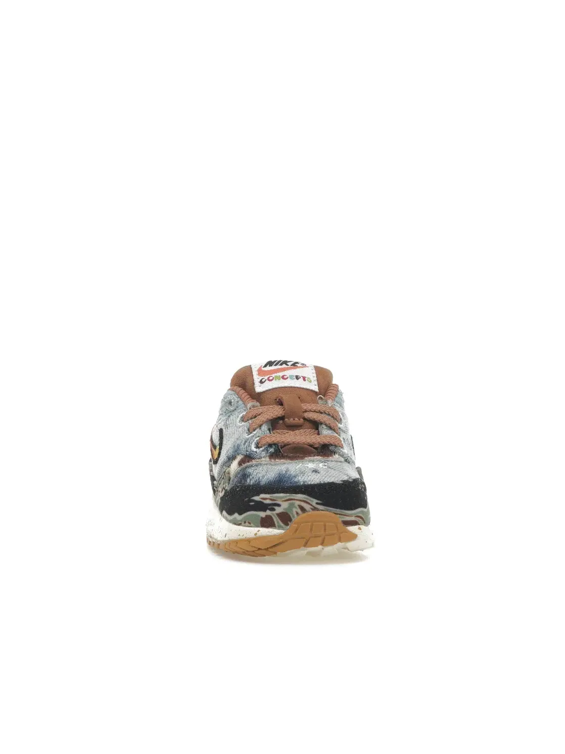 Детские кроссовки Lifestyle с принтом Nike Air Max 1 SP Concepts Heavy — изображение 2 из 4, золотистый/-черный-синий