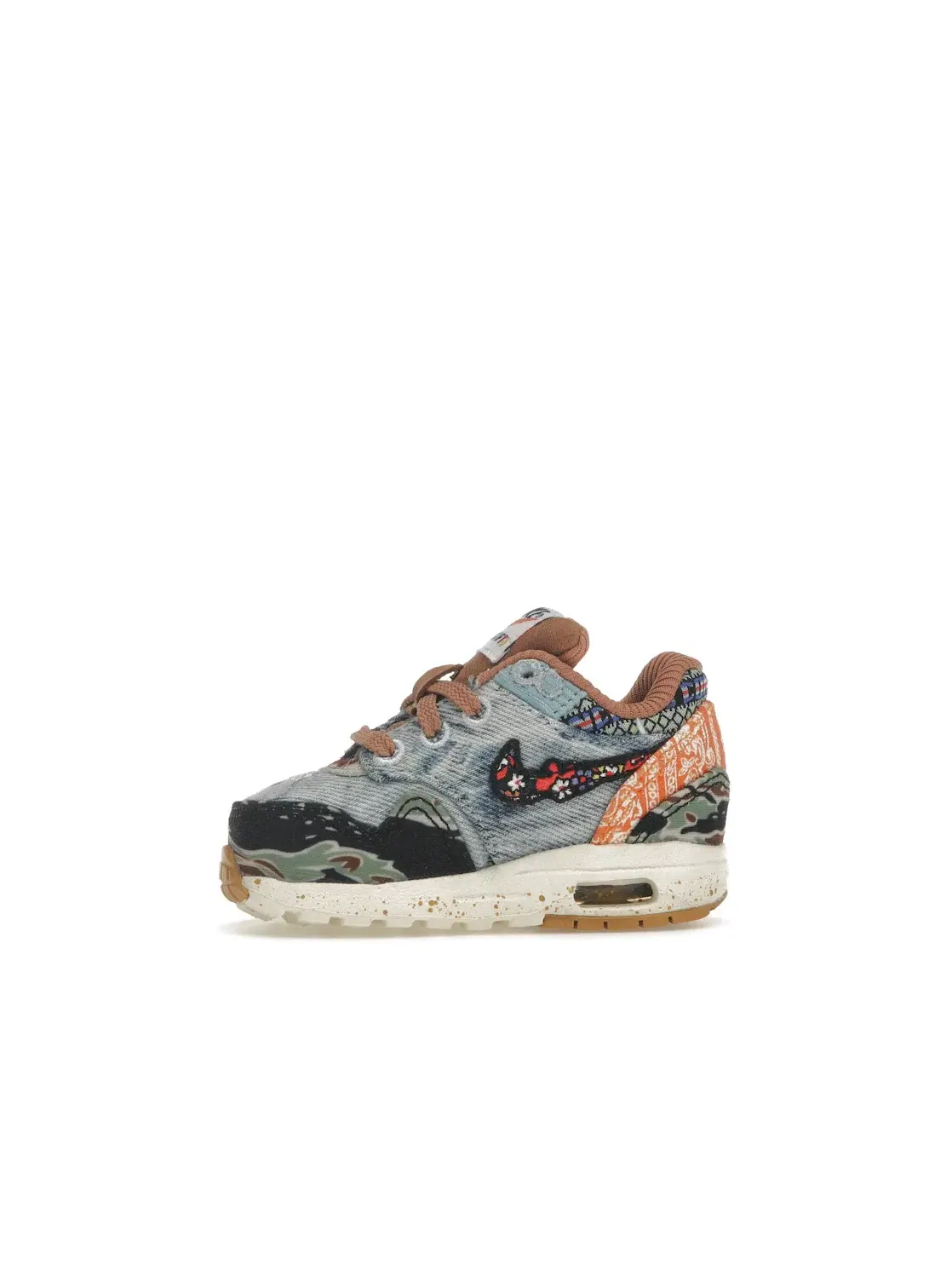 Детские кроссовки Lifestyle с принтом Nike Air Max 1 SP Concepts Heavy — изображение 3 из 4, золотистый/-черный-синий