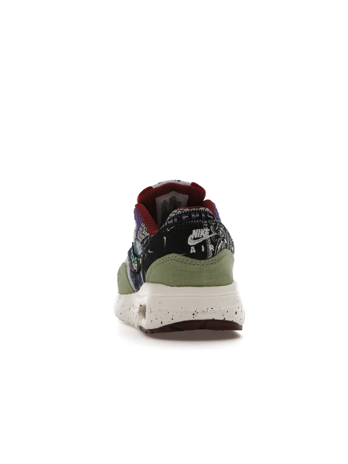 Детские кроссовки Lifestyle Nike Air Max 1 SP Concepts Mellow — изображение 4 из 4, зеленый/черный/красный