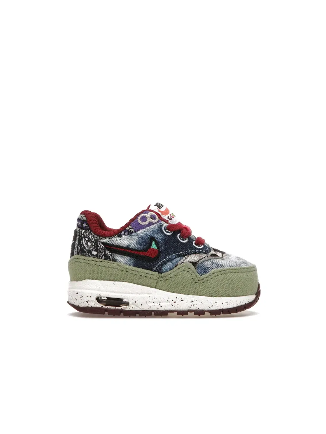 Детские кроссовки Lifestyle Nike Air Max 1 SP Concepts Mellow Nike — изображение 1 из 4, зеленый/черный/красный