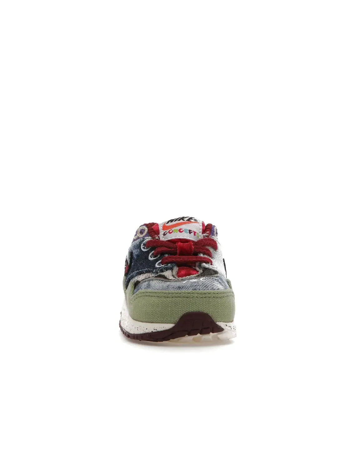 Детские кроссовки Lifestyle Nike Air Max 1 SP Concepts Mellow Nike — изображение 2 из 4, зеленый/черный/красный