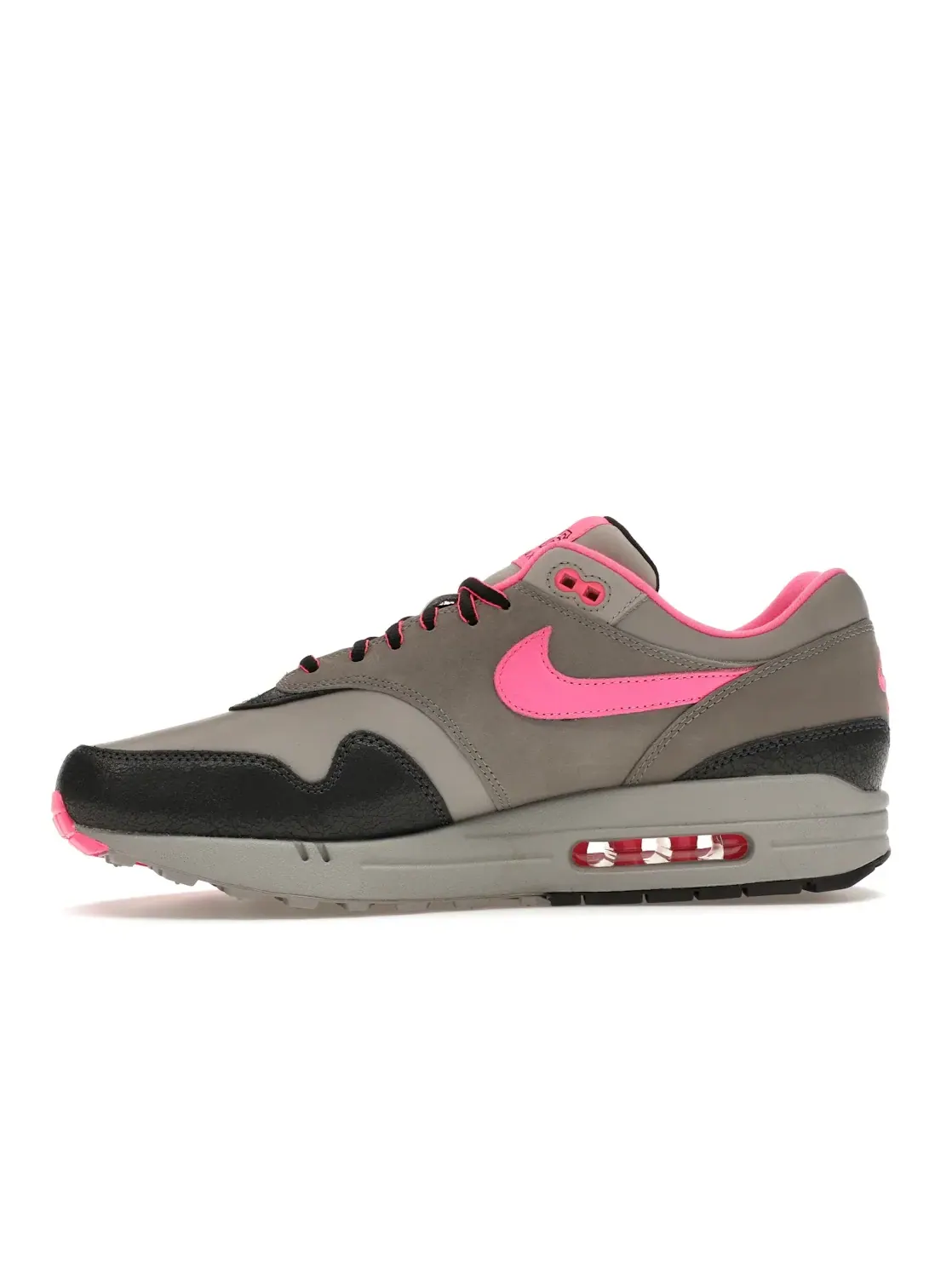 Мужские кроссовки с замшевыми вставками Nike Air Max 1 SP HUF — изображение 3 из 4, розовый/серый