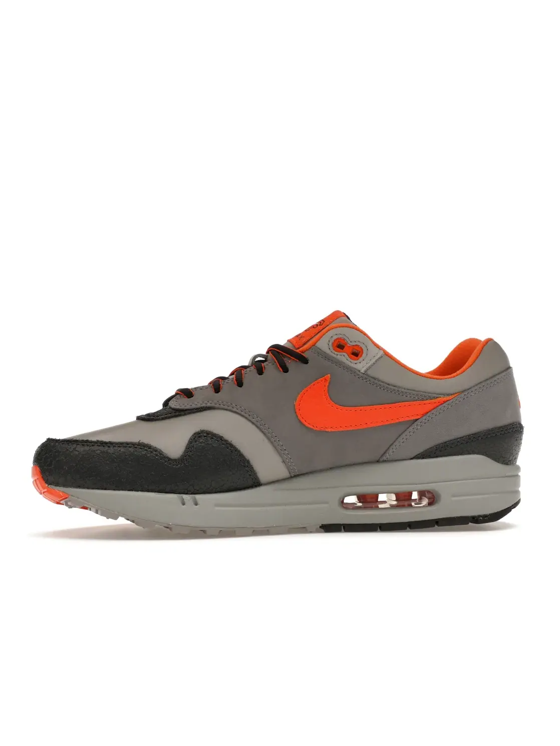 Мужские кроссовки Lifestyle с коллаборацией HUF Nike Air Max 1 SP Nike — изображение 3 из 4, оранжевый/серый