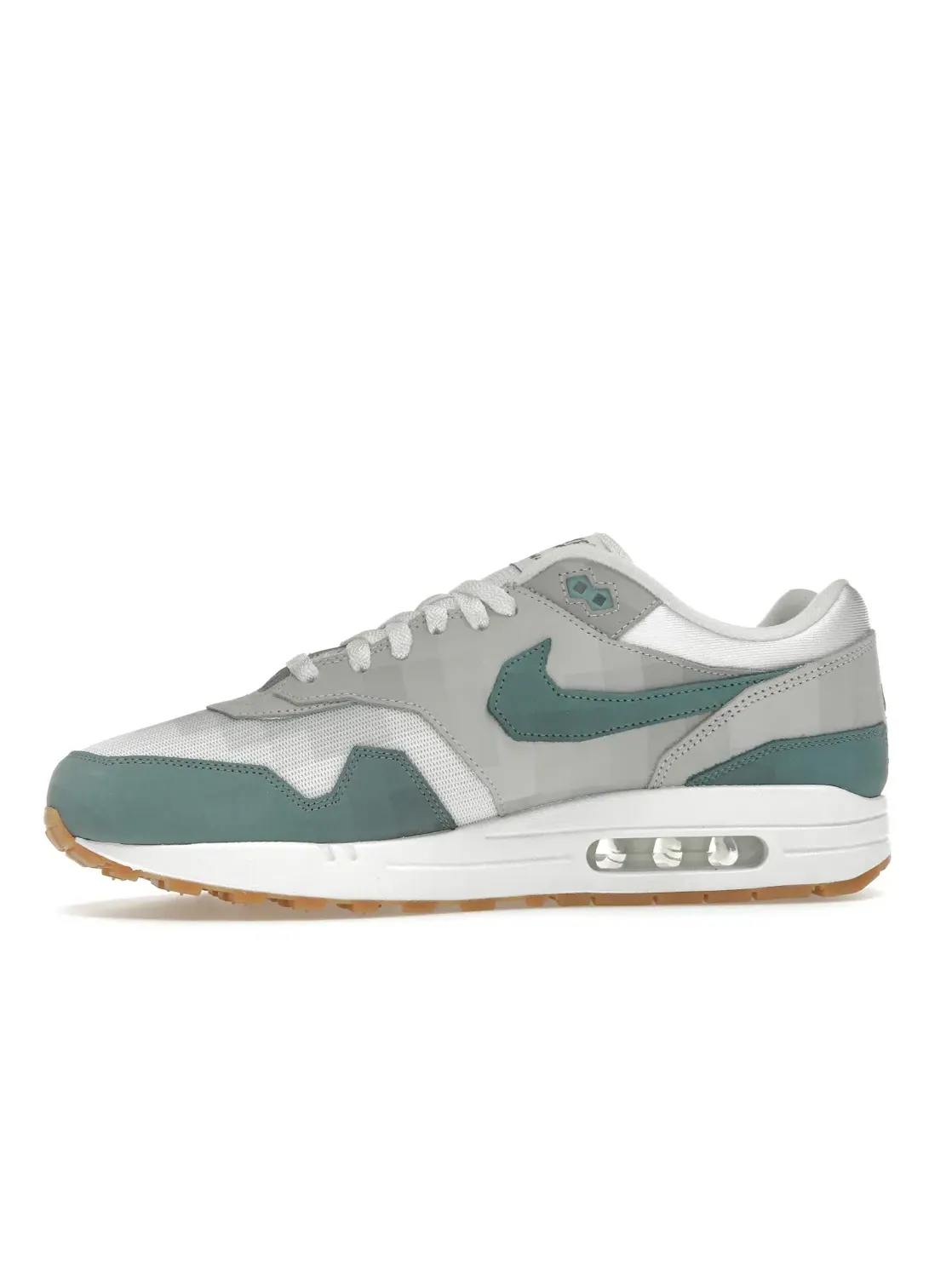 Мужские кроссовки Lifestyle с принтом Nike Air Max 1 Nike — изображение 3 из 4, белый//серый