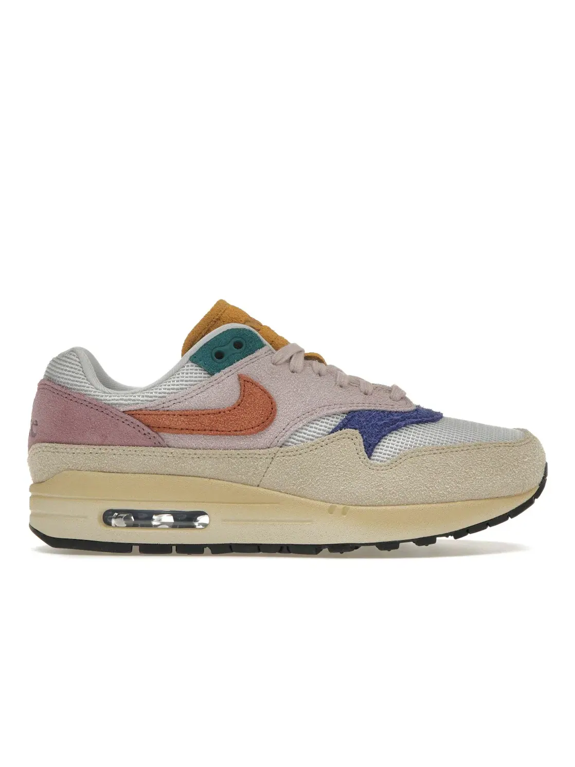 Женские кроссовки Lifestyle с патчворк-дизайном Nike Air Max 1 — изображение 1 из 4