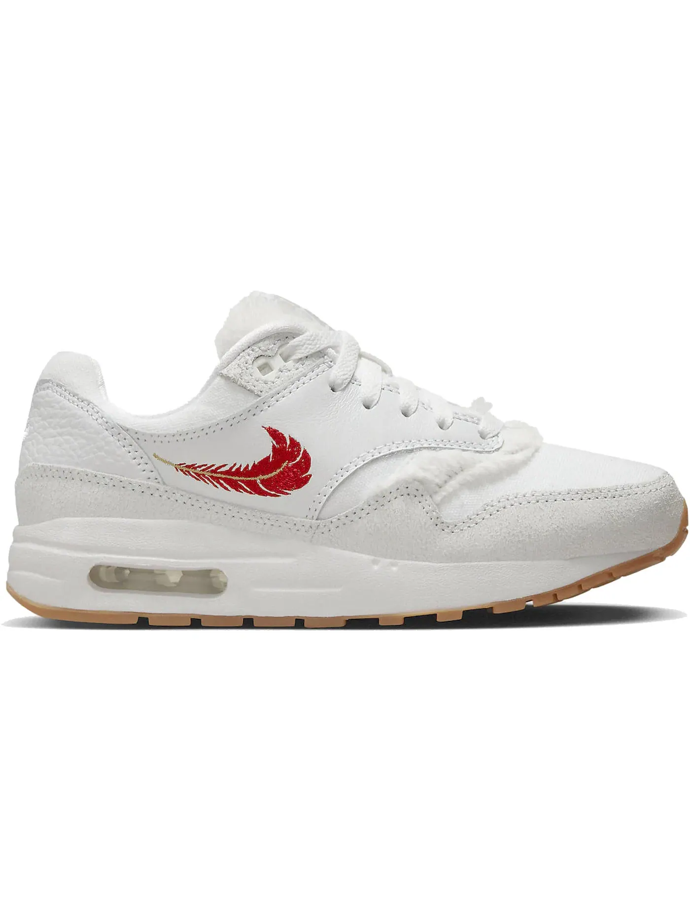 Детские кроссовки Lifestyle Nike Air Max 1 — изображение 1 из 3, белый красный