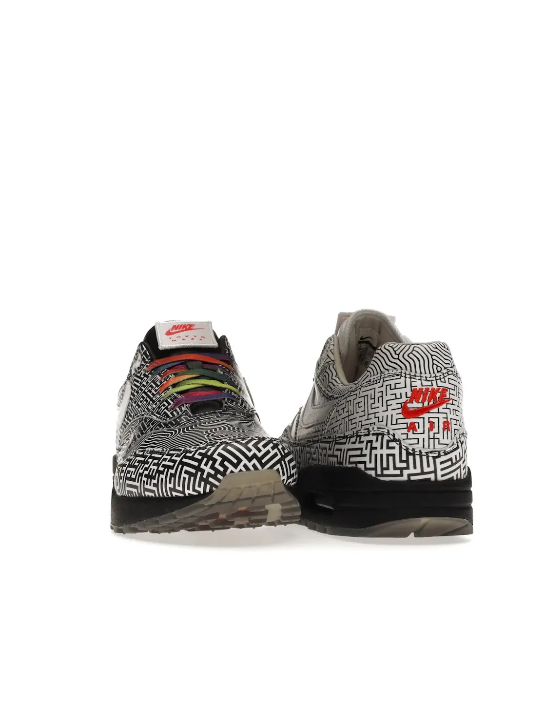Мужские кроссовки Lifestyle Nike Air Max 1 Tokyo Maze — изображение 2 из 4, белый/черный-мульти