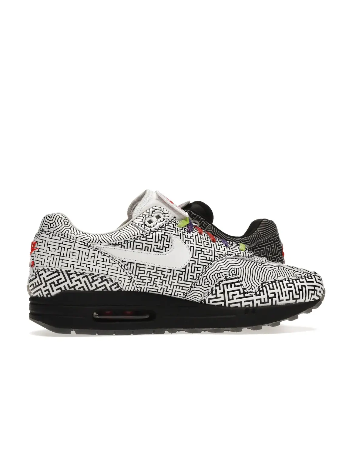 Мужские кроссовки Lifestyle Nike Air Max 1 Tokyo Maze — изображение 3 из 4, белый/черный-мульти