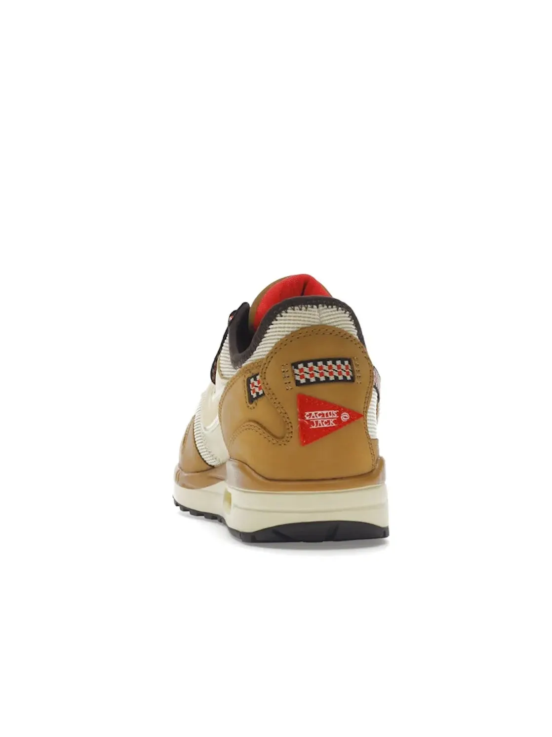 Мужские кроссовки Lifestyle Nike Air Max 1 Travis Scott Cactus Jack Wheat Lemon Drop — изображение 4 из 4, коричневый