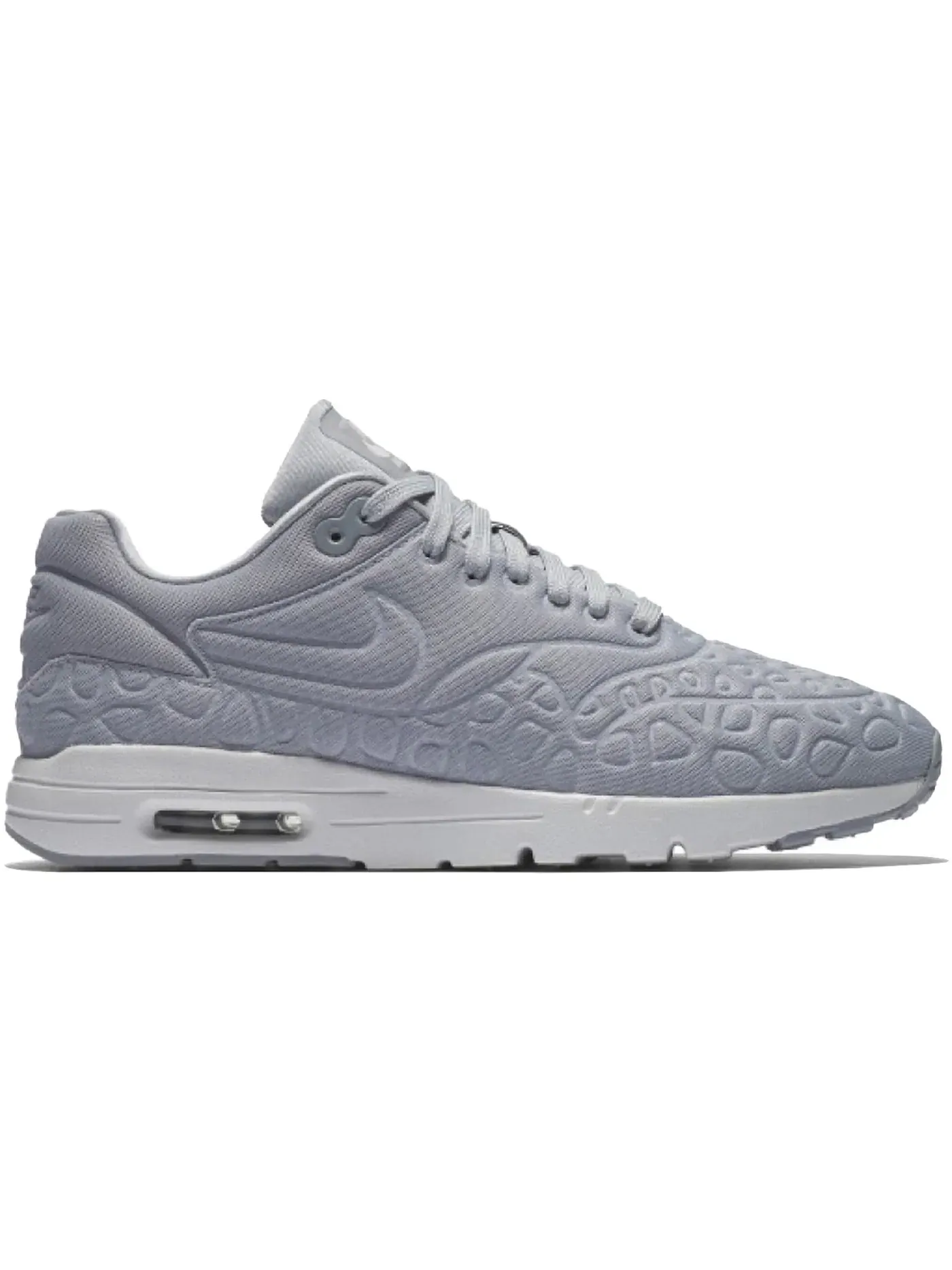 Женские кроссовки Lifestyle Nike Air Max 1 Ultra Plush — изображение 1 из 1, серый/серый/белый