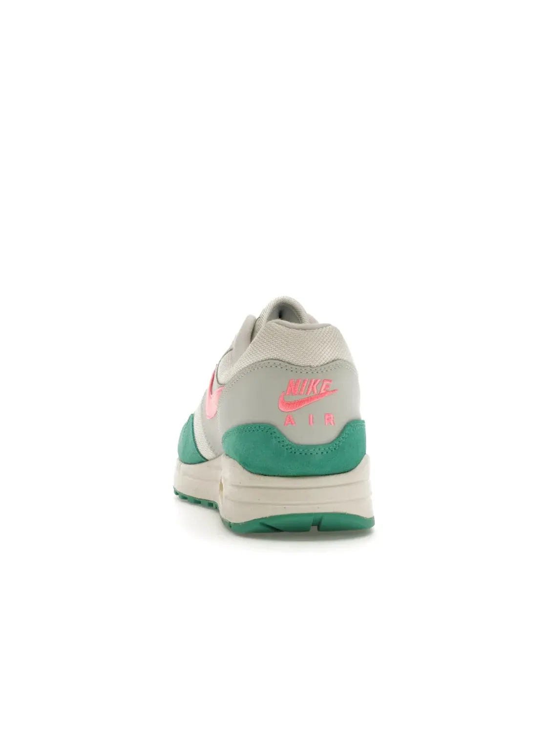 Мужские кроссовки Lifestyle с ярким принтом Nike Air Max 1 — изображение 4 из 4, белый/зеленый-платиновый
