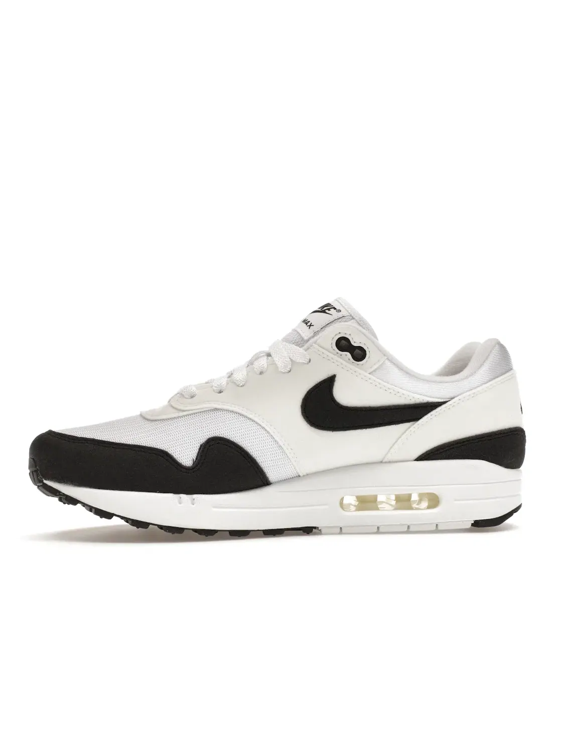 Женские кроссовки Lifestyle с воздушной подушкой Nike Air Max 1 — изображение 3 из 4, белый/белый/черный