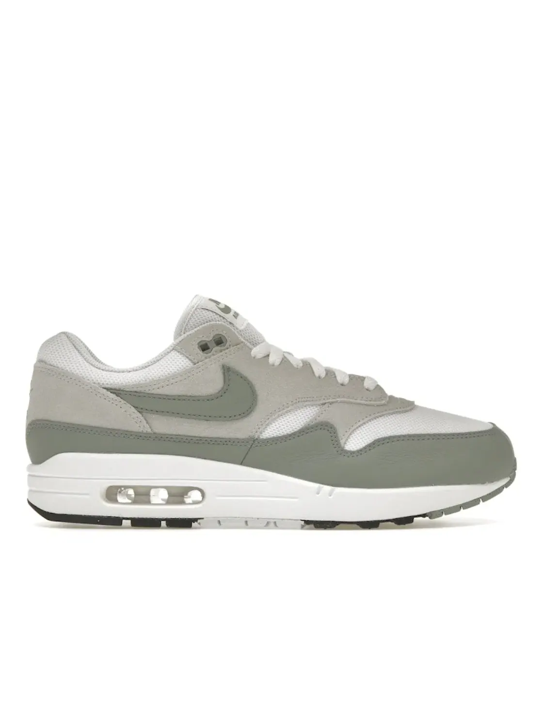 Мужские кроссовки Lifestyle Nike Air Max 1 — изображение 1 из 4, белый/зеленый//черный