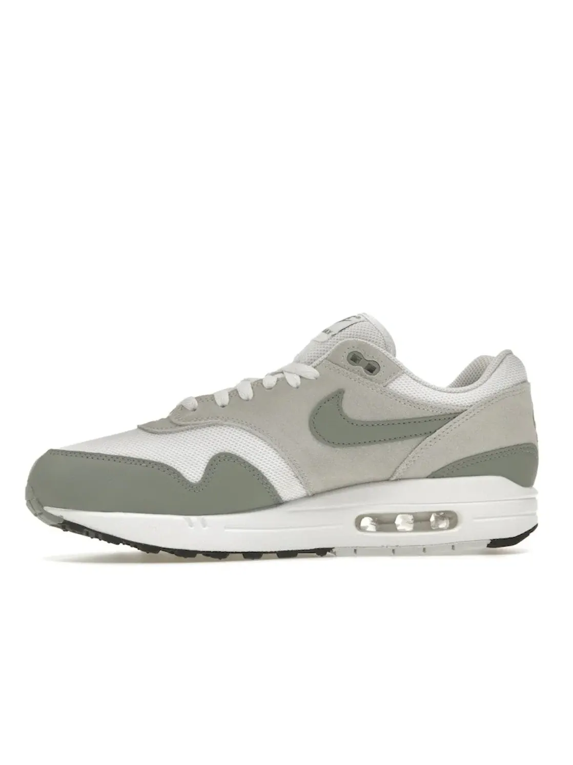 Мужские кроссовки Lifestyle Nike Air Max 1 — изображение 3 из 4, белый/зеленый//черный