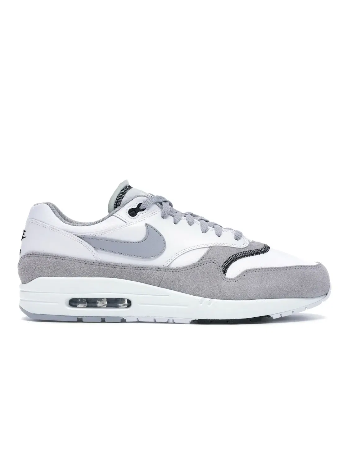 Мужские кроссовки Lifestyle Nike Air Max 1 — изображение 1 из 4, белый/черный/серый