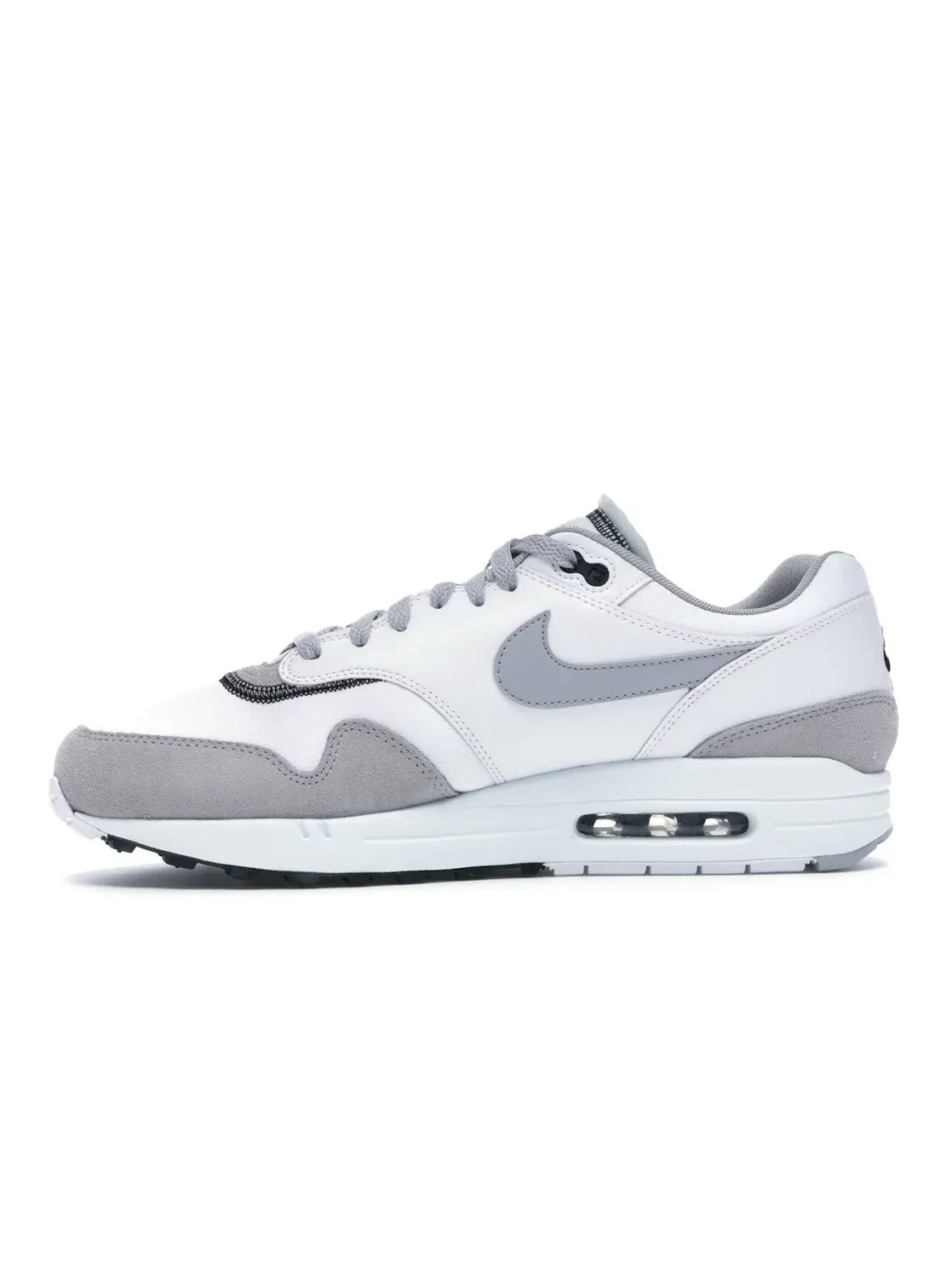 Мужские кроссовки Lifestyle Nike Air Max 1 — изображение 3 из 4, белый/черный/серый