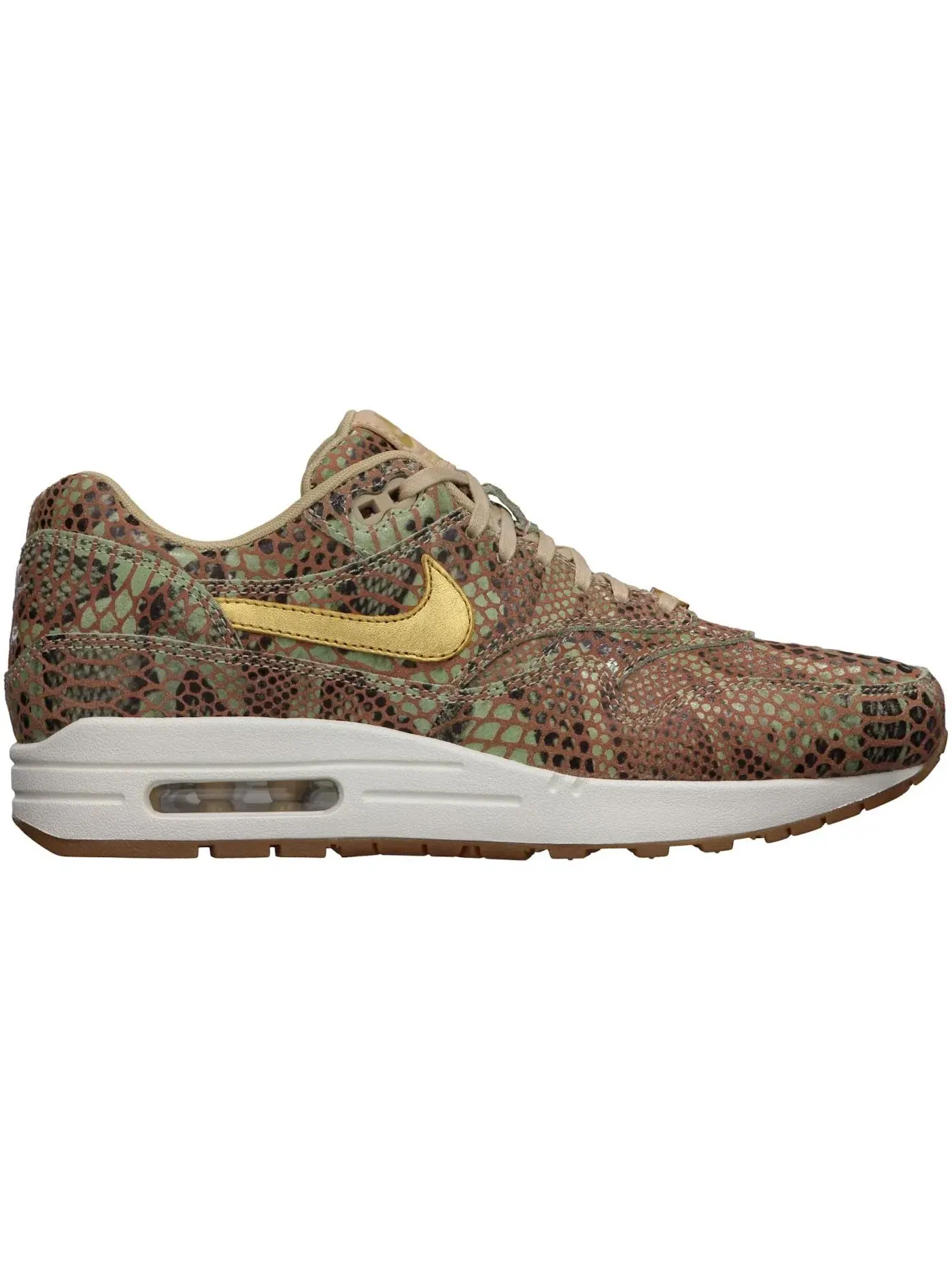 Женские кроссовки Lifestyle Nike Air Max 1 — изображение 1 из 1, металлик золотистый
