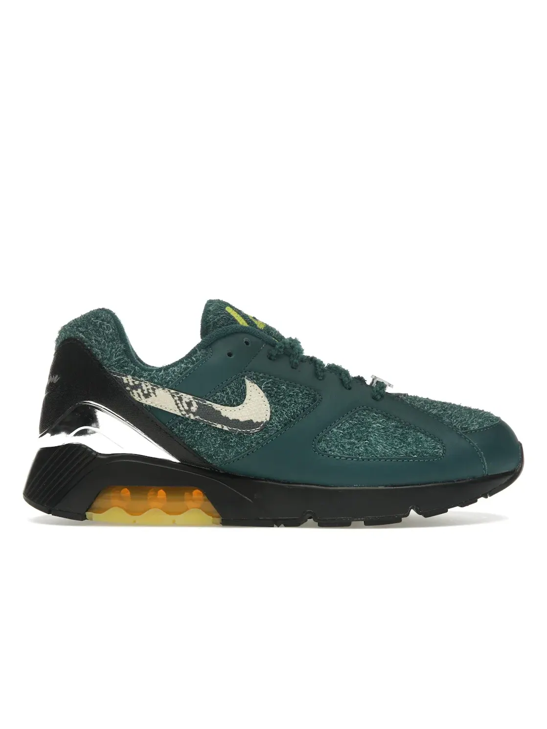 Мужские кроссовки Lifestyle с принтом Nike Air Max 180 Nike — изображение 1 из 4, темный/черный