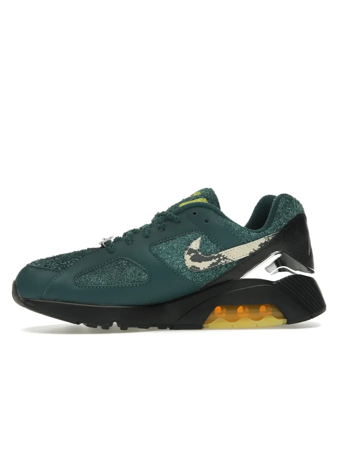 Мужские кроссовки Lifestyle с принтом Nike Air Max 180 Nike — изображение 3 из 4, темный/черный